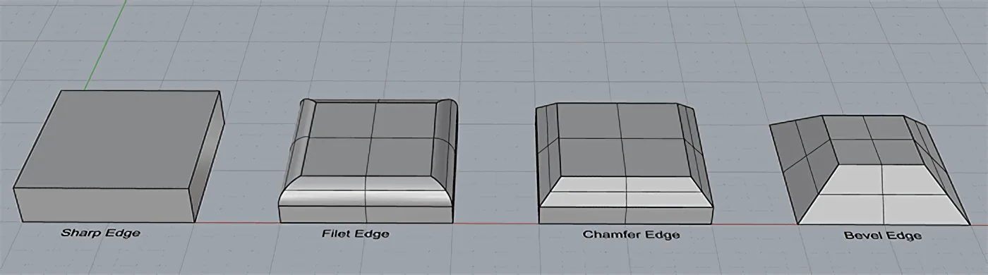 fillet-vs-chamfer-vs-bevel